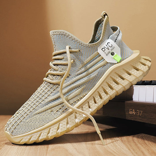 Damen Sportliche Leichtgewicht Sneakers mit atmungsaktivem Obermaterial und rutschfester Sohle R&B