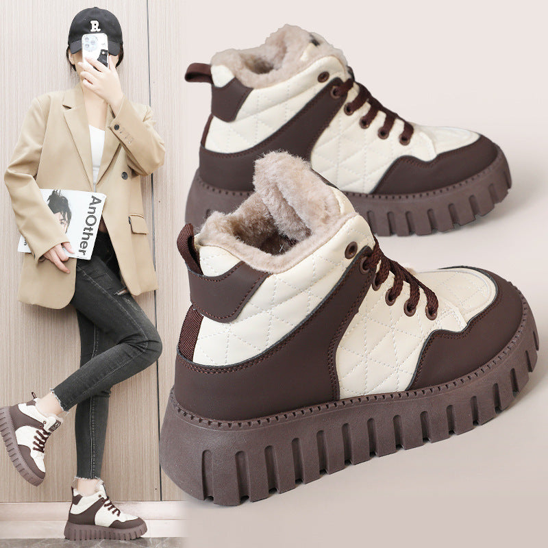 Damen Winterstiefel mit kuscheligem Innenfutter und rutschfester Sohle R&B