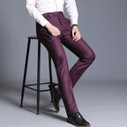 Herren elegante Slim-Fit Anzughose R&B