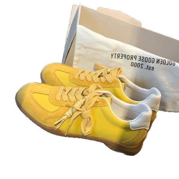 Damen modische Sneaker mit retro-inspiriertem Design und robustem Sohlenprofil R&B