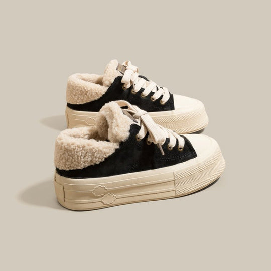 Damen Winterliche Sneaker mit kuscheligem Futter und rutschfester Sohle R&B