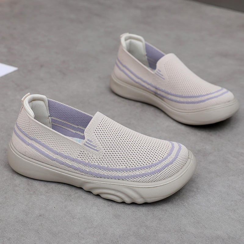 Damen Atmungsaktive Slip-On-Sneakers R&B