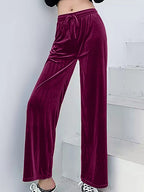Damen Freizeit-Hosen mit elastischem Bund und weitem Schnitt R&B