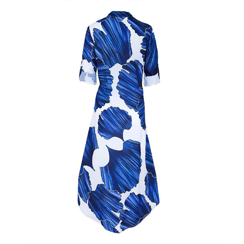 Damen Maxikleid mit seitlichem Schlitz und luftiger Passform R&B