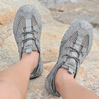 Damen Atmungsaktive Outdoor-Sneaker mit rutschfester Sohle