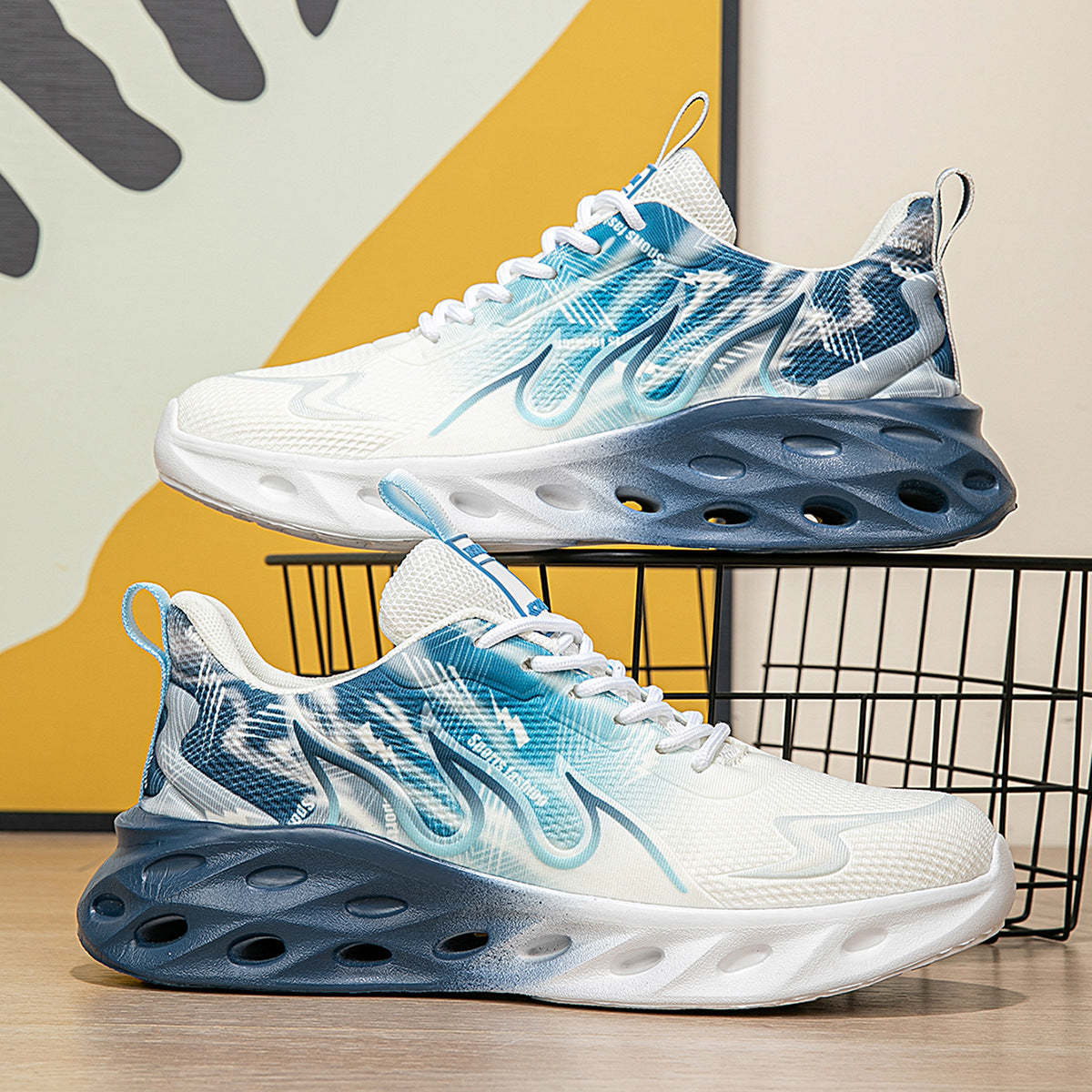 Damen Sportliche Laufschuhe mit atmungsaktiver Obermaterialstruktur und dämpfender Sohle