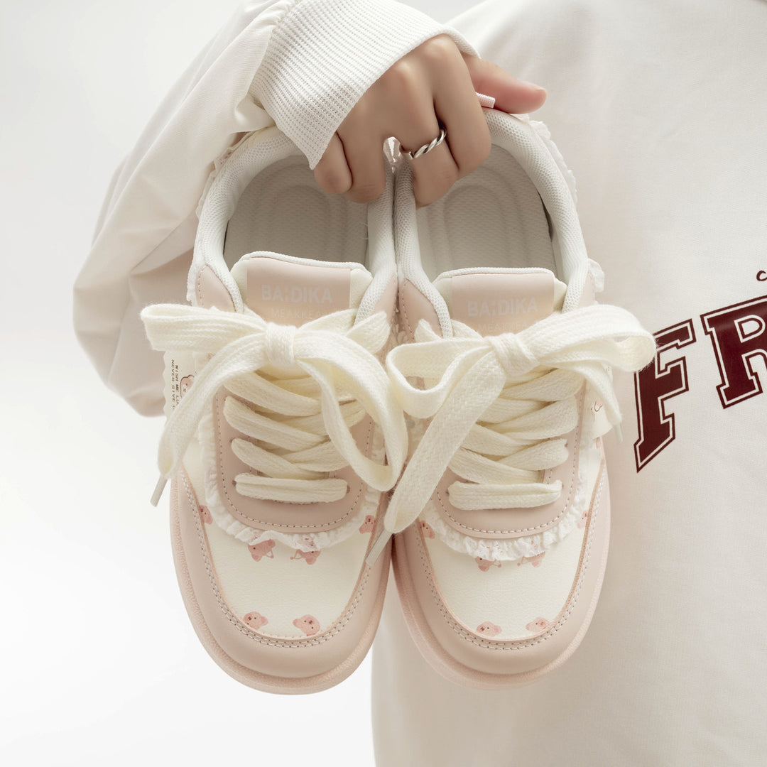 Damen Sneakers mit fröhlichem Tiermotiv und bequemem Innenfutter R&B