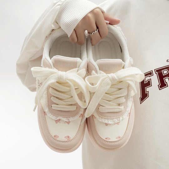 Damen Sneakers mit fröhlichem Tiermotiv und bequemem Innenfutter R&B