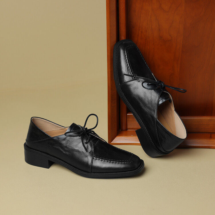 Damen Mokassins mit elegantem Schnürverschluss und bequemer Sohle