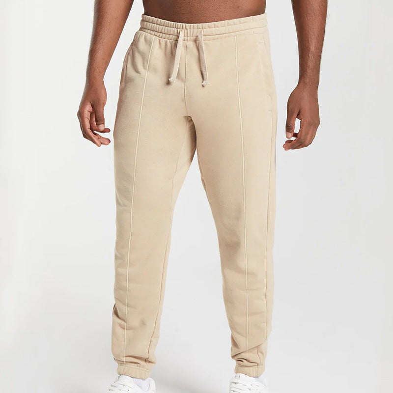 Herren sportliche Jogginghose mit elastischem Bund und seitlichen Taschen R&B