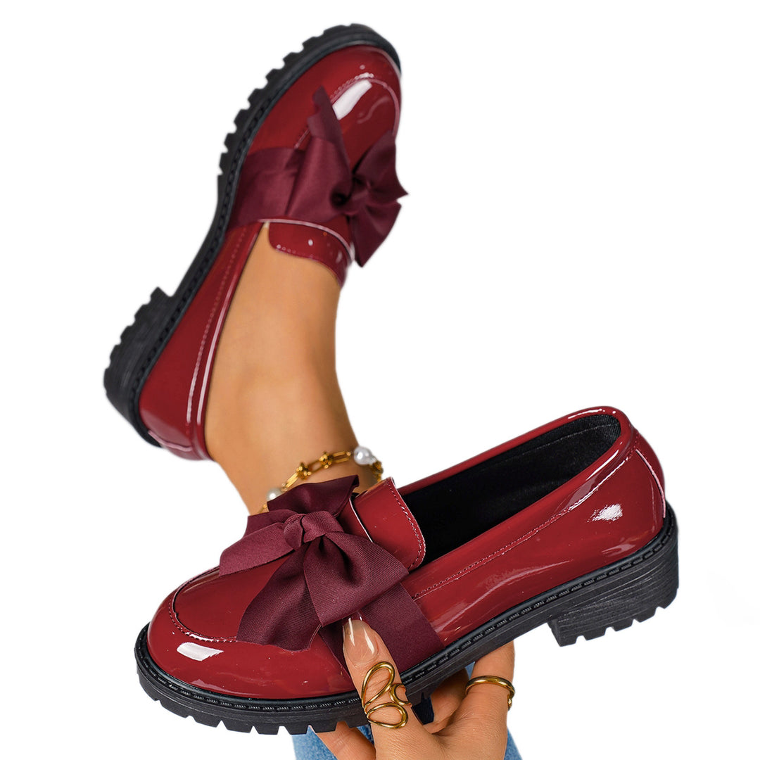 Damen Mokassin-Schuhe mit eleganter Schleifenapplikation R&B
