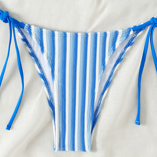 Damen Triangel-Bikini mit verstellbaren Schnürdetails R&B