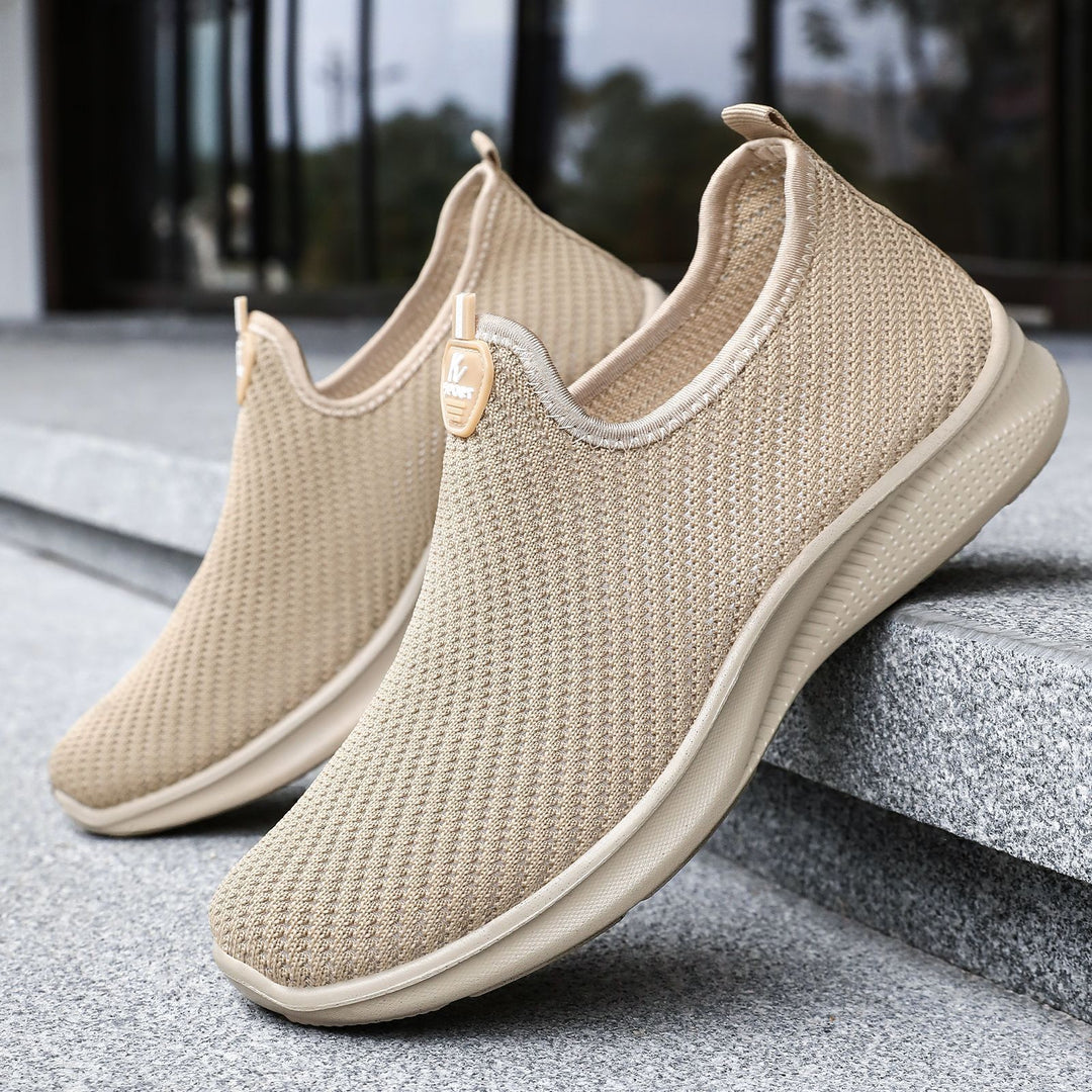 Damen Atmungsaktive Slip-On Freizeitschuhe mit elastischem Einschlupf R&B