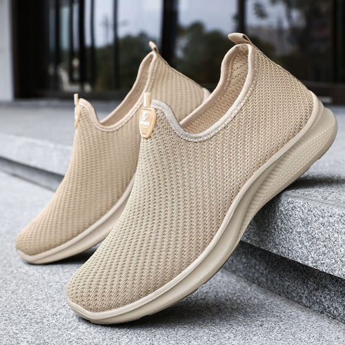 Damen Atmungsaktive Slip-On Freizeitschuhe mit elastischem Einschlupf R&B