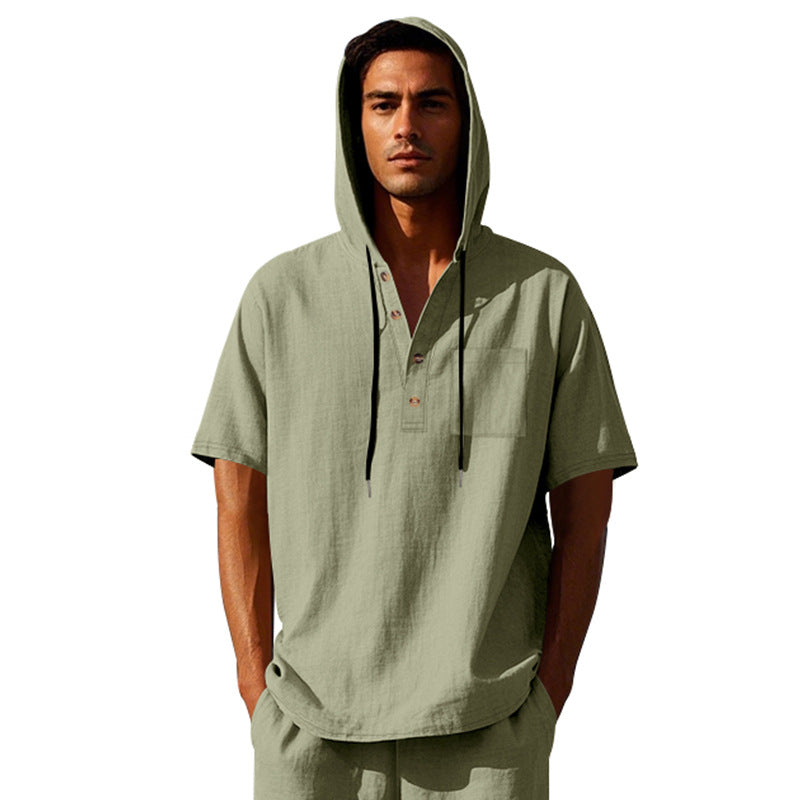 Herren lässiges Kapuzenshirt R&B