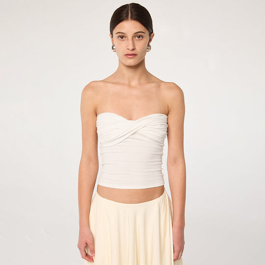Damen Bandeau-Crop-Top R&B