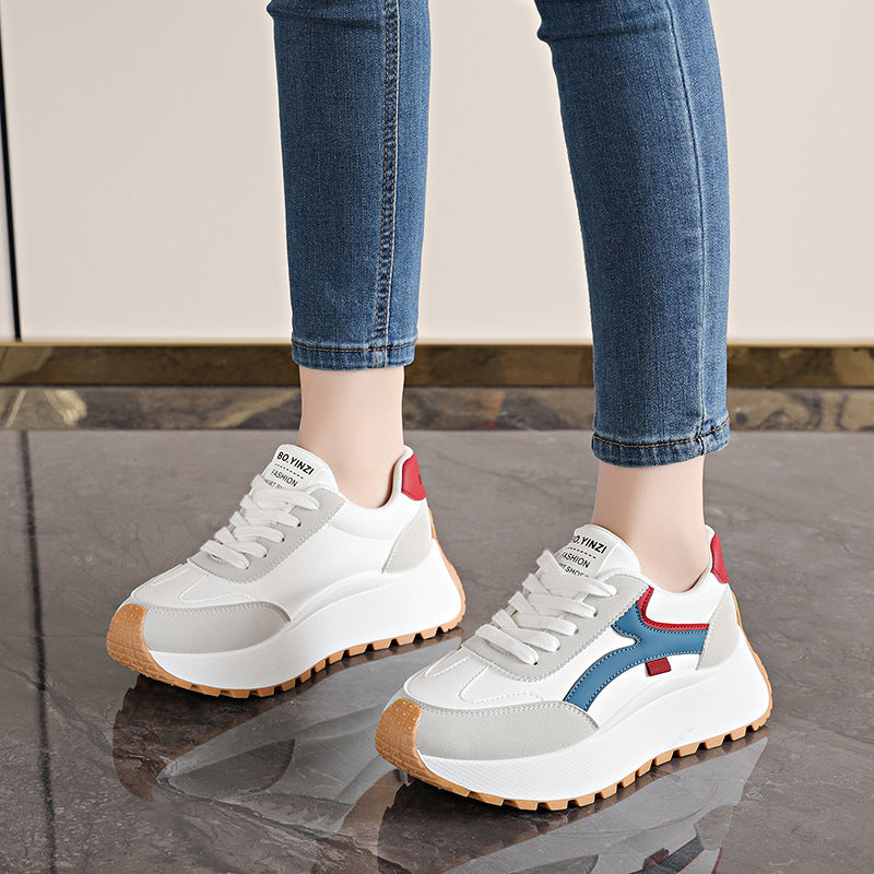 Damen Sportliche Chunky Sneaker mit dämpfender Laufsohle und modischem Design R&B