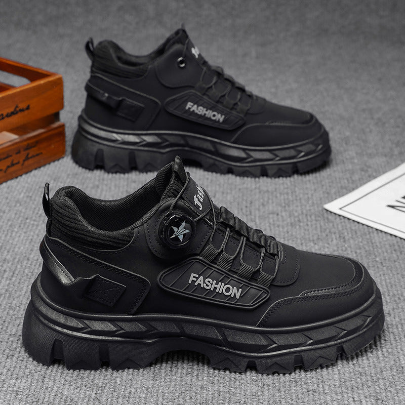 Herren Modische hochliegende Sneakers mit innovativem Verschluss R&B
