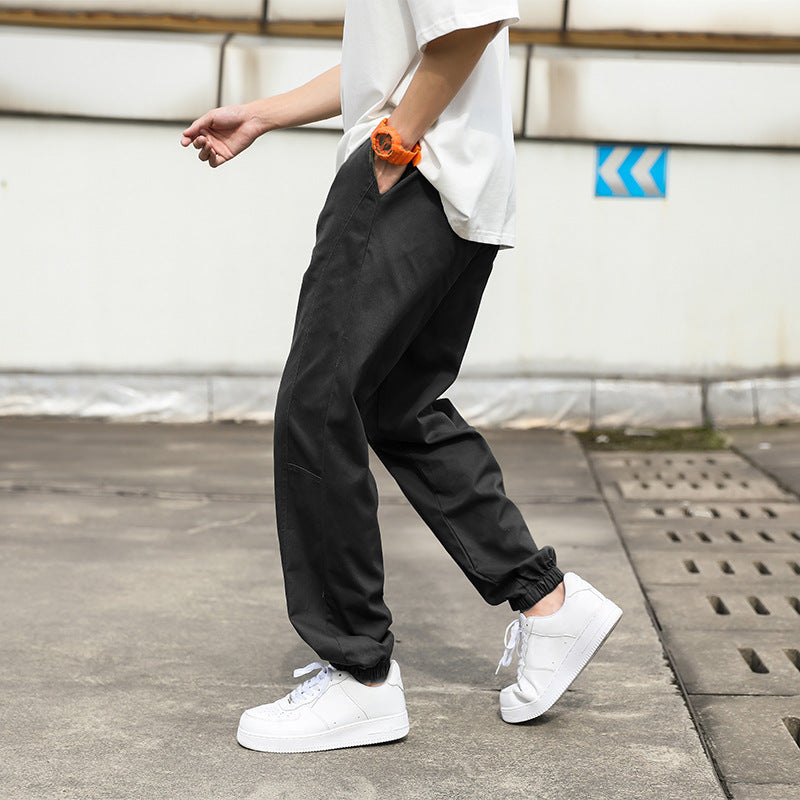 Herren lässige Cargo-Hose mit elastischem Bund und praktischen Seitentaschen R&B