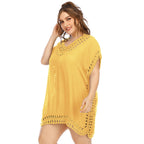 Damen eleganter häkeln Strandüberwurf R&B