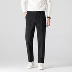 Herren Elegante Freizeithose mit Strukturmuster
