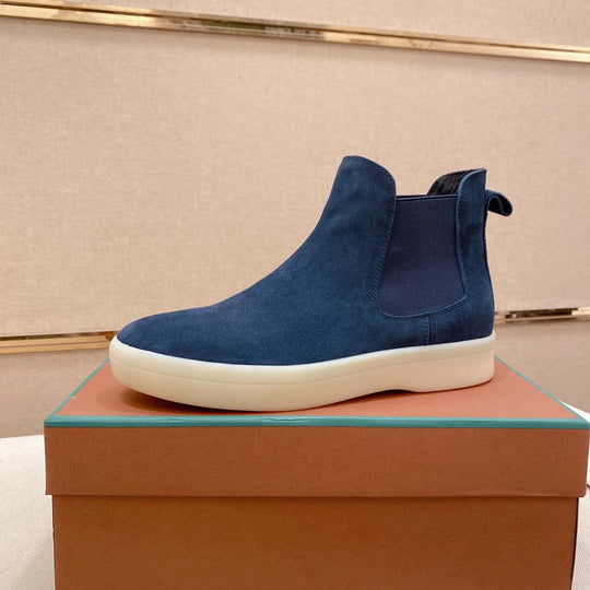 Damen Chelsea Boots aus hochwertigem Wildleder mit flexiblem Gummizug R&B