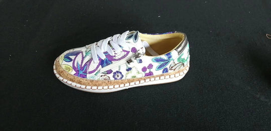 Damen modische Sneaker im kreativen Blumenmuster R&B