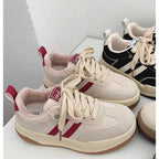 Damen modische Sneakers mit strapazierfähigem Obermaterial und rutschfester Sohle R&B