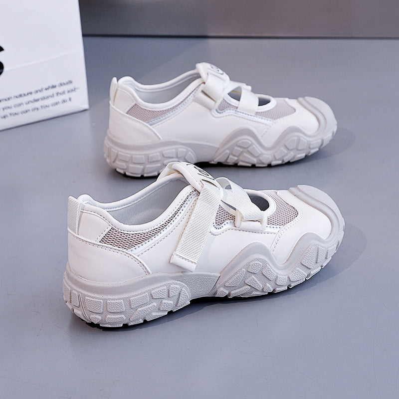 Damen Mesh-Outdoor-Sneaker mit verstellbarem Klettverschluss R&B