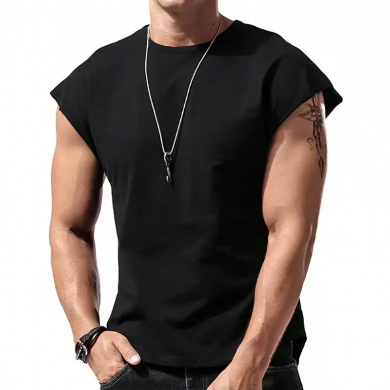R&B | Einfarbiges Weste-T-Shirt