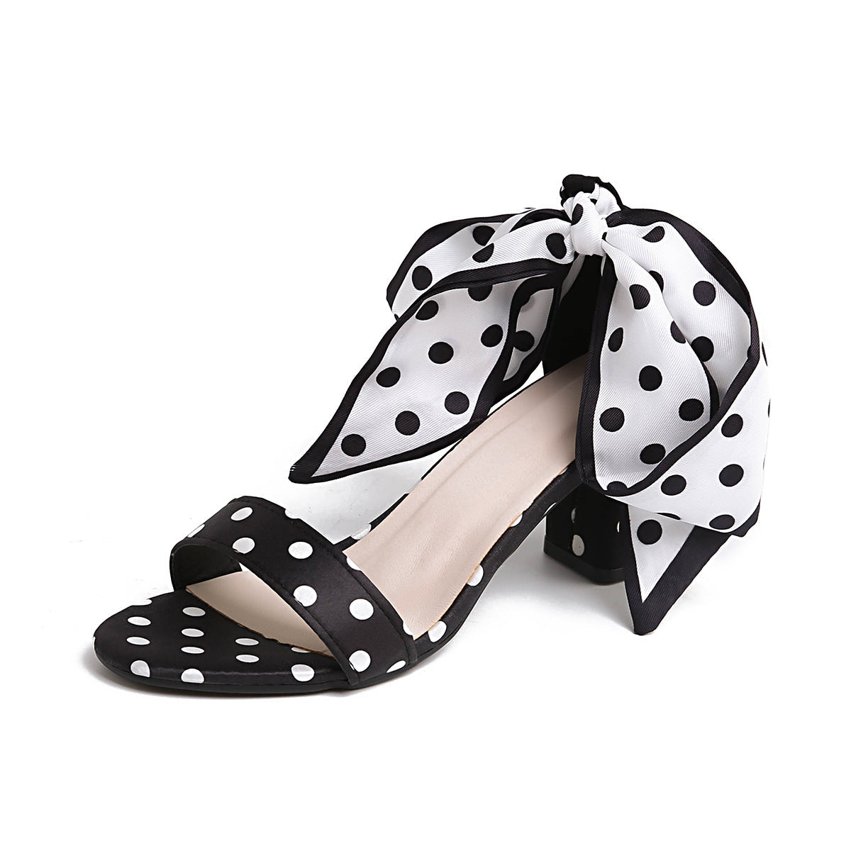 Damen High-Heels mit verspieltem Schleifendesign und elegantem Blockabsatz R&B