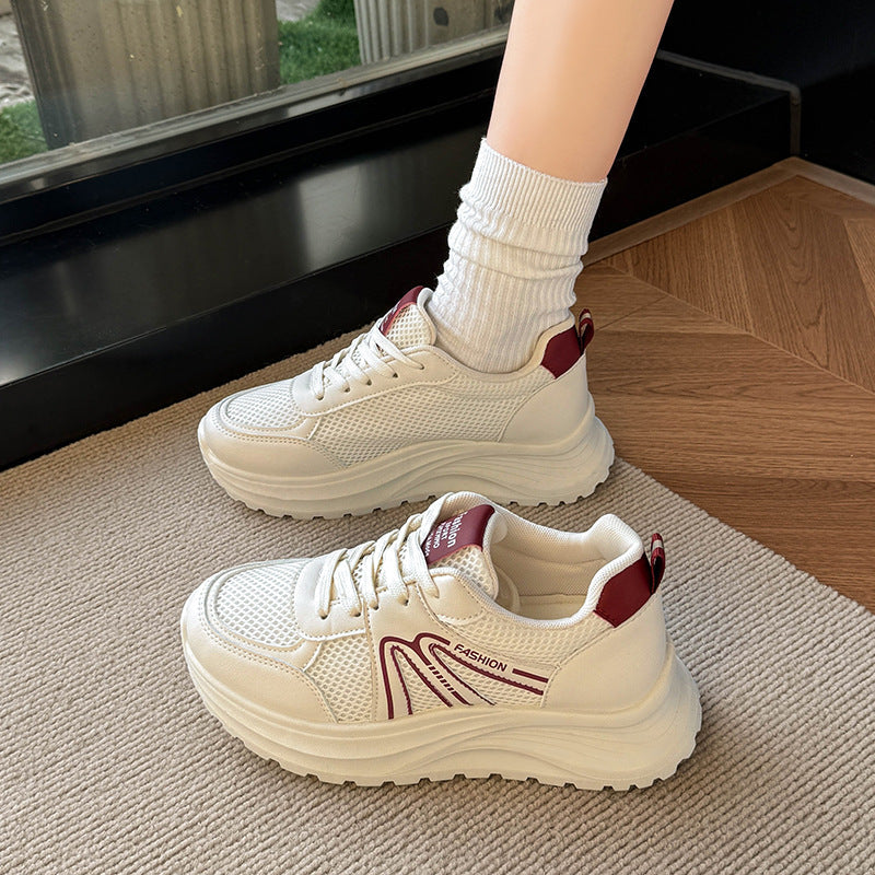 Damen Sportliche Sneakers mit atmungsaktivem Mesh-Obermaterial R&B
