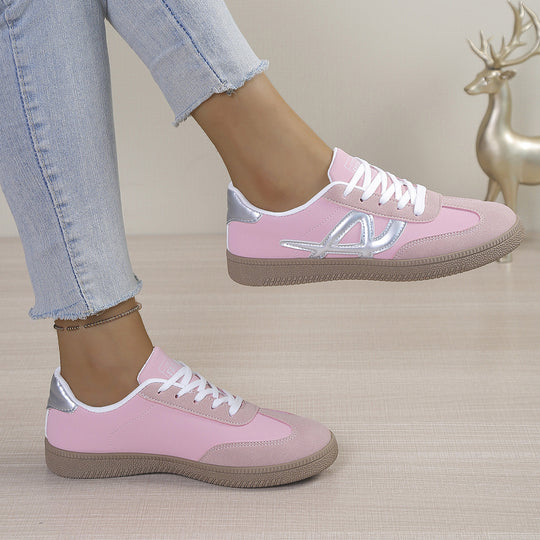 Damen Sportliche Sneakers mit glänzenden Akzenten und innovativer Sohle R&B