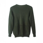 Damen Grobstrickpullover mit lässigem Schnitt und strukturierter Maschenoptik