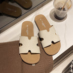 Damen Bequeme und stilvolle Slide-Sandalen mit gewebtem Design EB