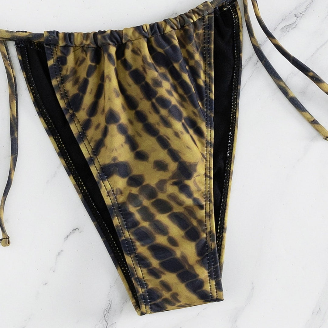 Damen Triangel-Bikini mit verstellbaren Schnürdetails R&B