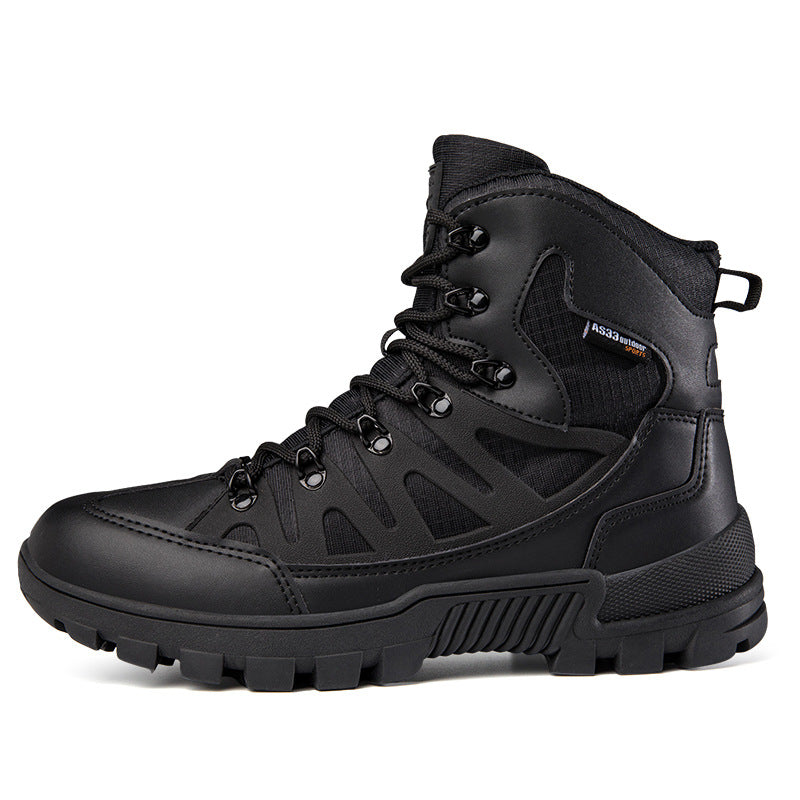 Herren Multifunktionale Trekkingstiefel mit hohem Knöchelschutz und robustem Design R&B