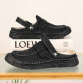 Damen Komfortable Clogs mit verstellbarem Riemen und atmungsaktiver Obermaterialstruktur R&B