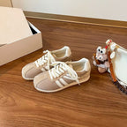 Damen Retro-Laufsneaker mit eleganter Wildleder-Applikation R&B