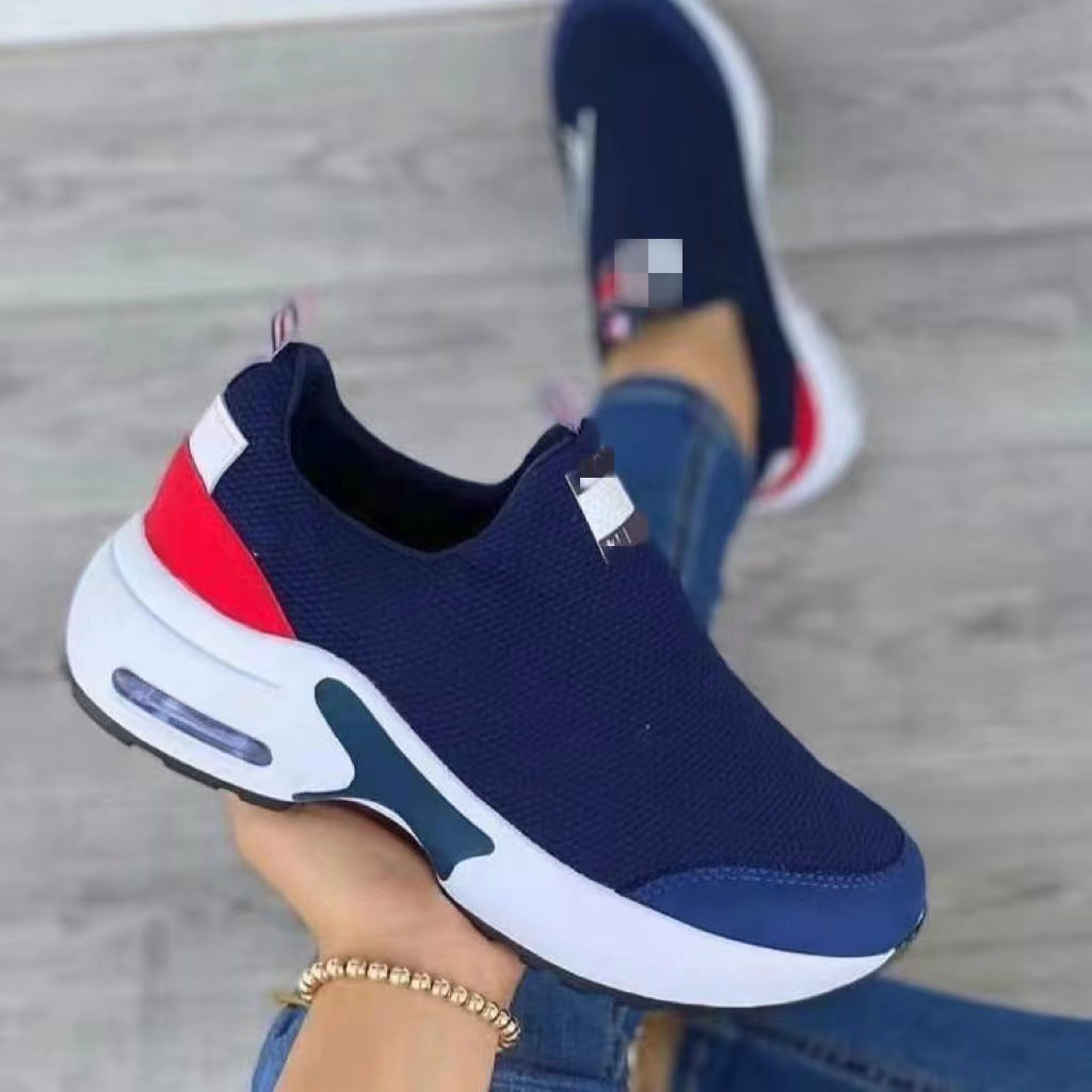 Damen Sneaker mit atmungsaktivem Obermaterial und stoßdämpfender Sohle R&B