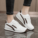Damen sportive Sneakers mit atmungsaktiver Mesh-Oberfläche und stoßdämpfendem Profil R&B