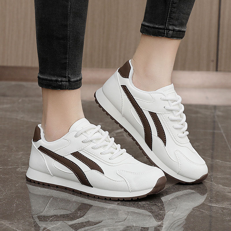Damen sportive Sneakers mit atmungsaktiver Mesh-Oberfläche und stoßdämpfendem Profil R&B