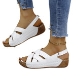 Damen Bequeme Riemchensandalen mit anatomischer Fußbetten- und Luftpolster-Wirkung R&B