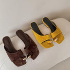 Damen Komfortable und elegante Clogs mit modischem Riemchen R&B