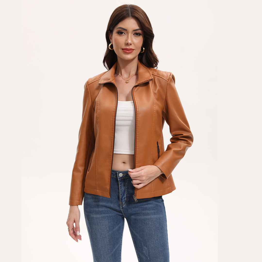 Damen Kunstlederjacke R&B