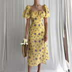 Damen Elegantes und verspieltes Blumenkleid R&B