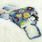 Damen Handgefertigte Häkel-Shopper-Tasche R&B