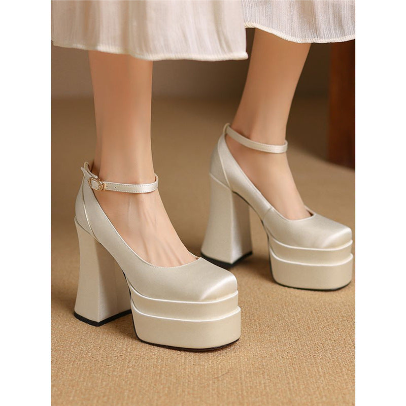 Damen Plateau Sandalen R&B