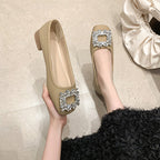 Damen Ballerinas mit funkelndem Schmuckdetail R&B