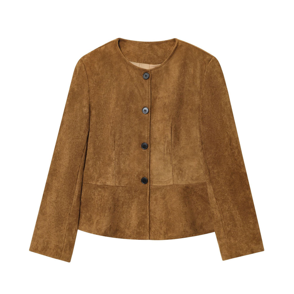 Damen elegante Velourjacke R&B